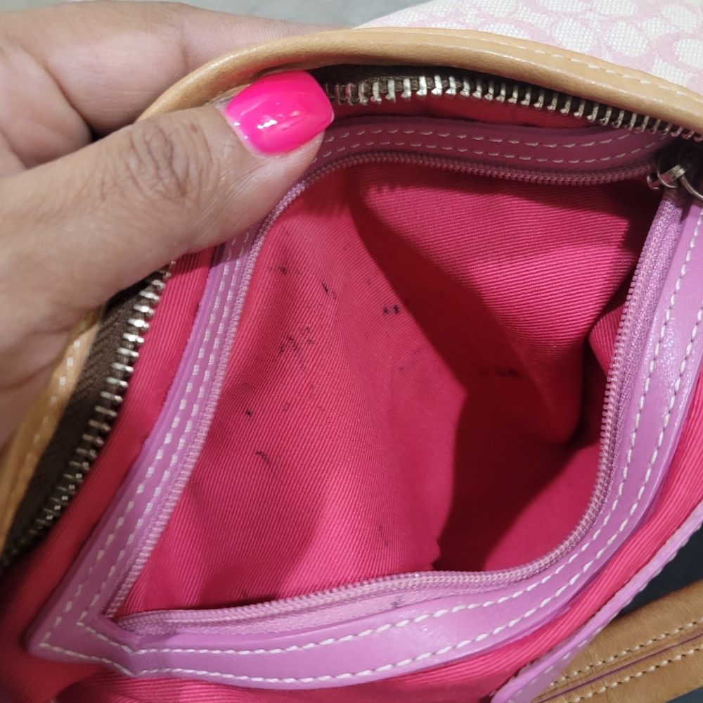 Coach Y2k Rare Barbie Pink Soho Baguette Hand Bag - Picture 11 of 11